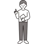 Man Pointing Finger SVG Icon